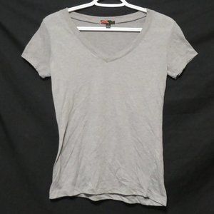 FOREVER 21 | small | Grey V-Neck Short Sleeve Tee / T-Shirt | GUC